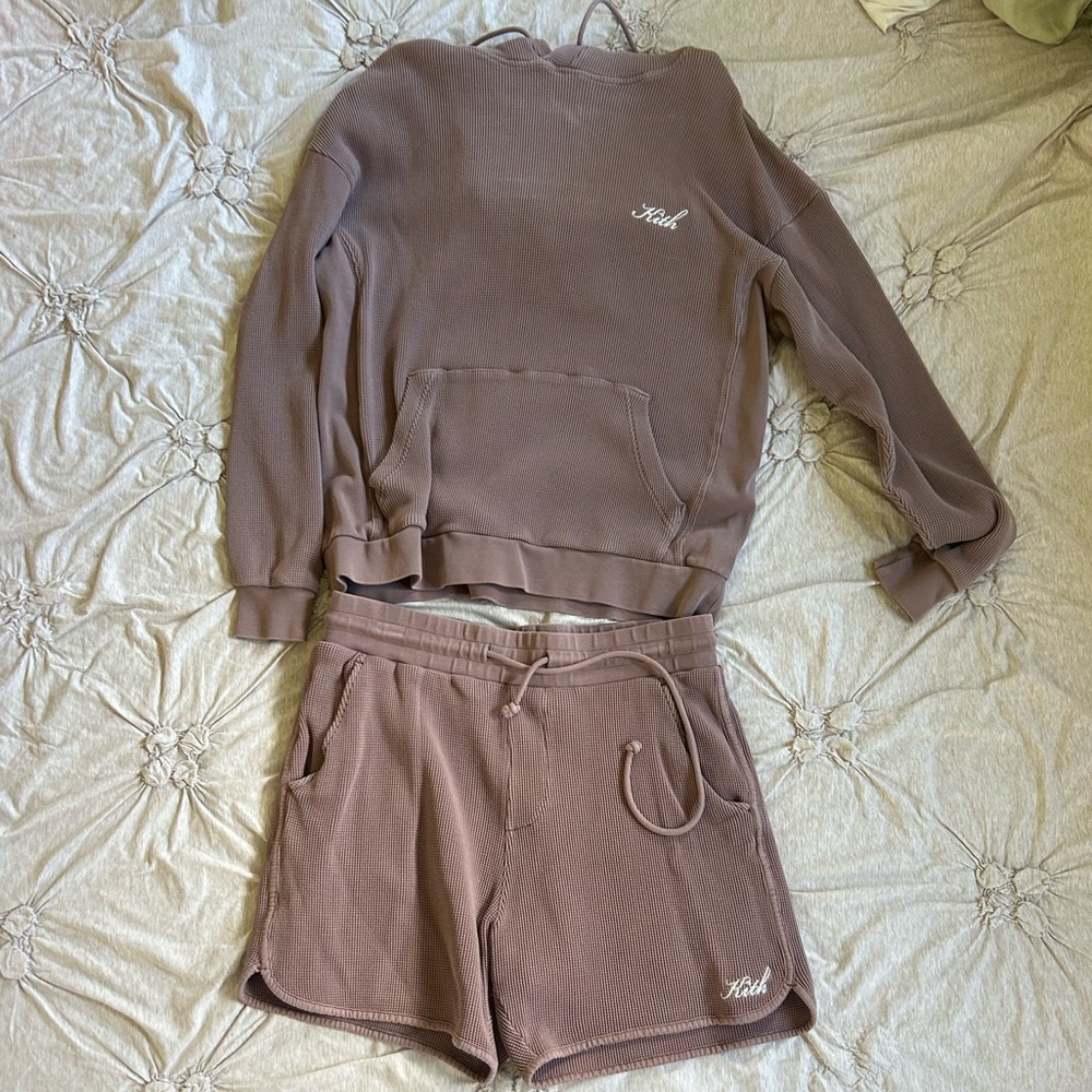 Kith hoodie and shorts